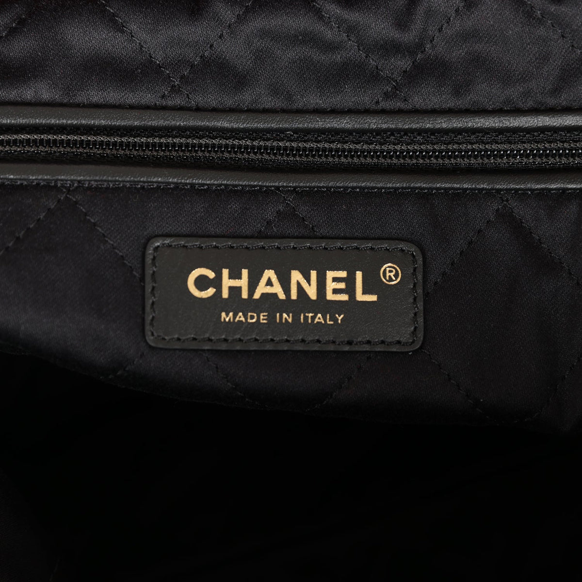 Chanel Small 22 Bag Burgundy and Black Tweed Gold Hardware