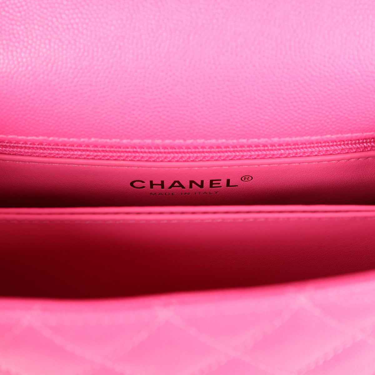 Chanel Small Coco Handle Dark Pink Caviar Light Gold Hardware