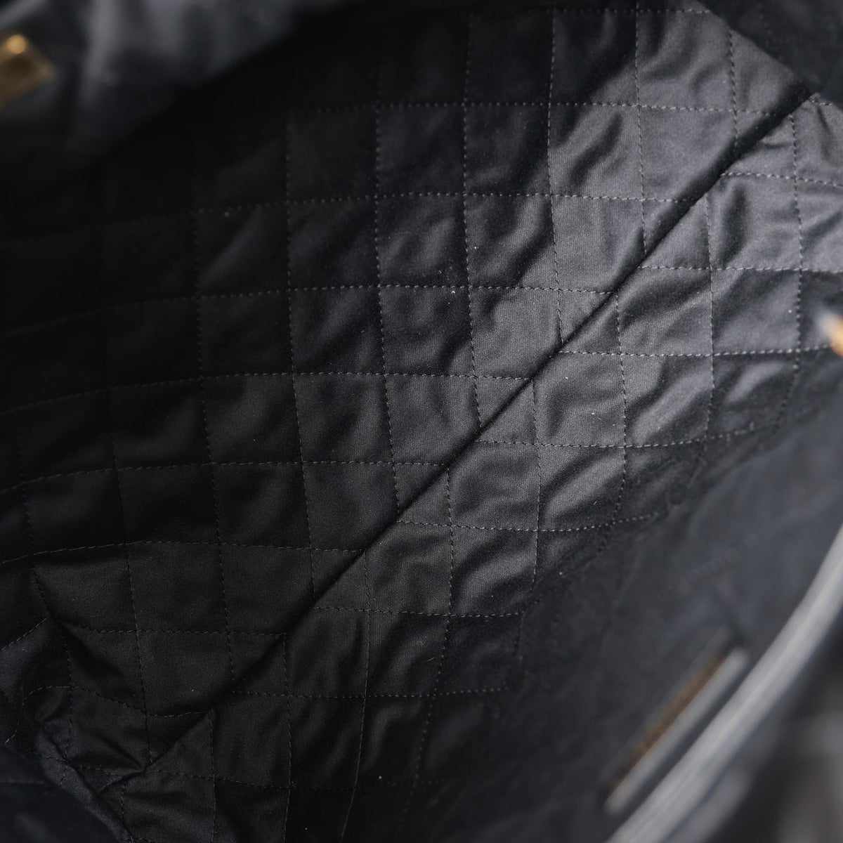 Chanel Medium  Bag Black Calfskin Aged Gold Hardware