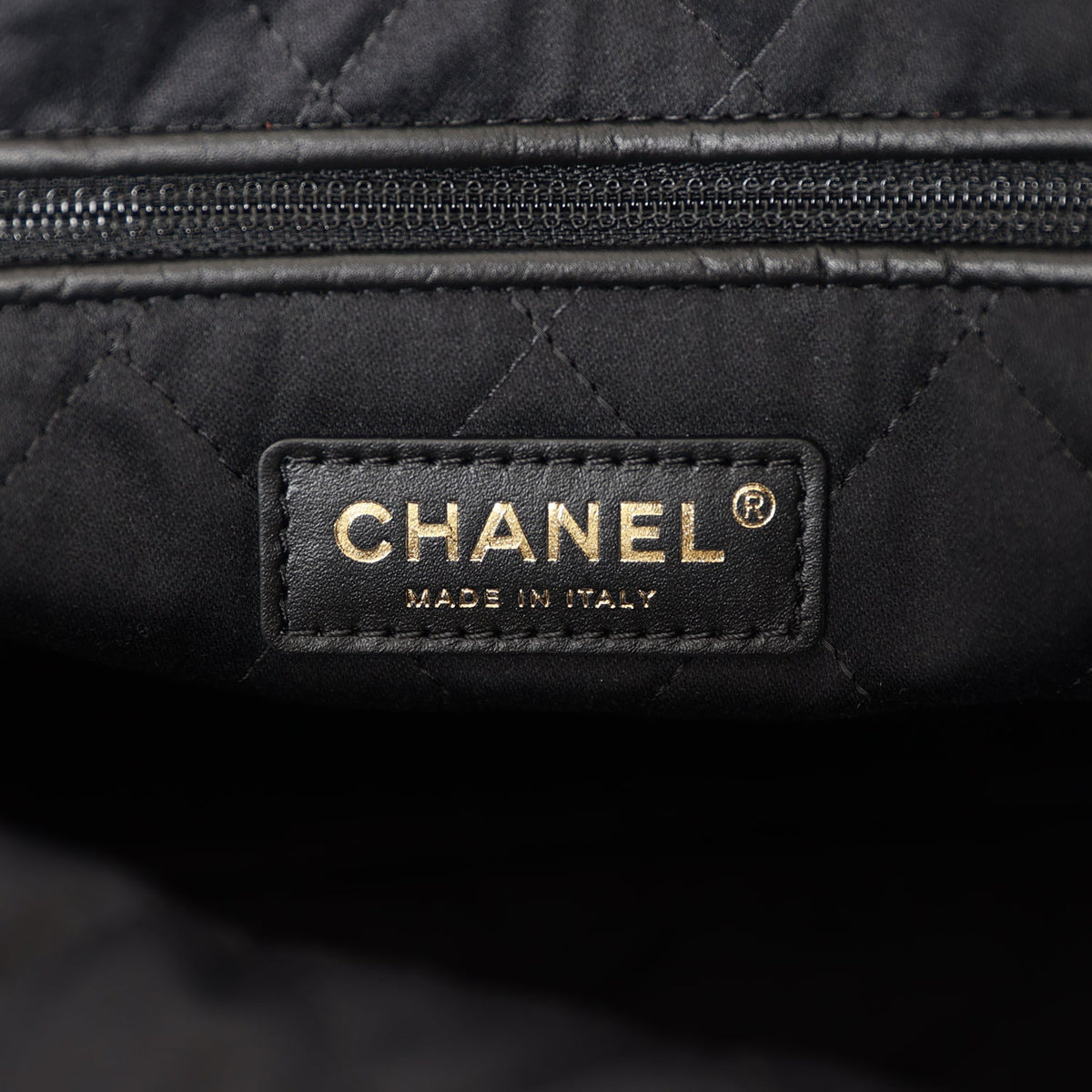Chanel Medium  Bag Black Calfskin Aged Gold Hardware