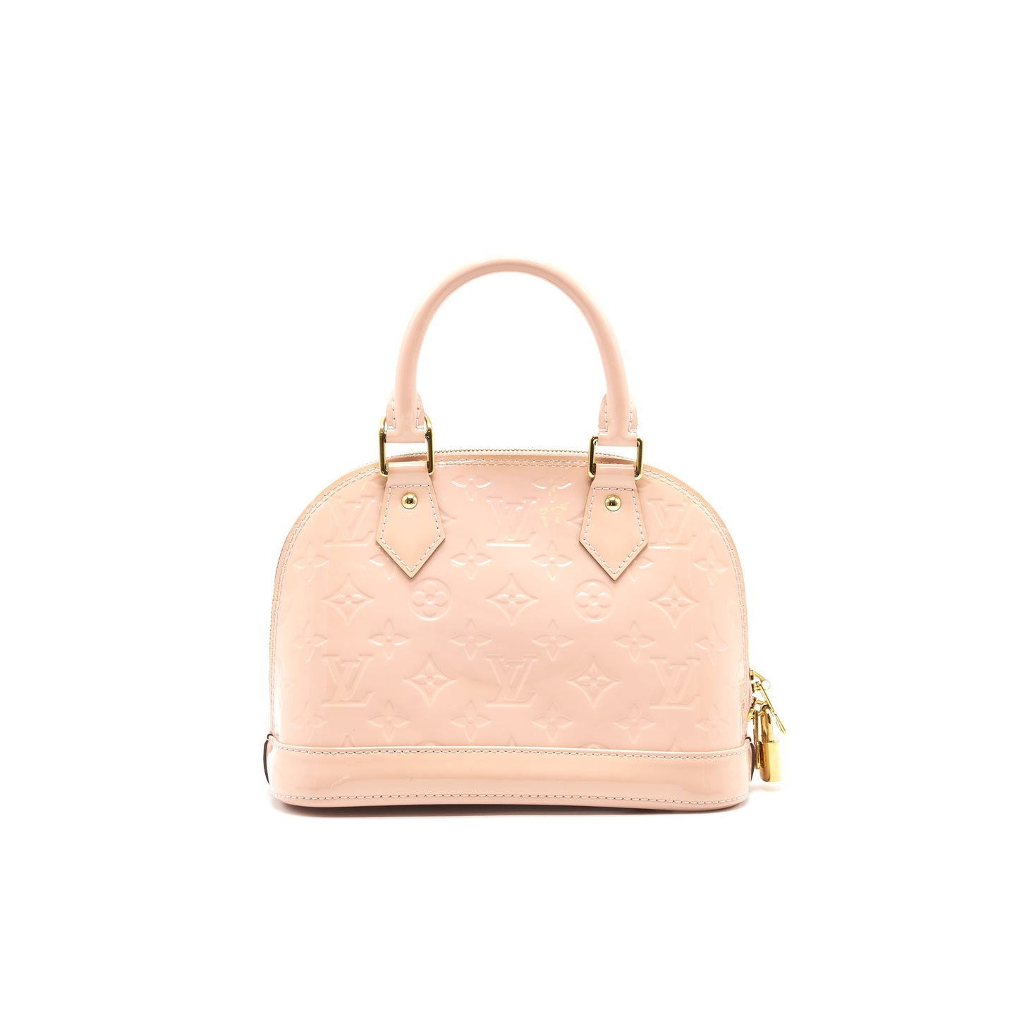 Louis Vuitton Alma BB Patent Leather Lightpink