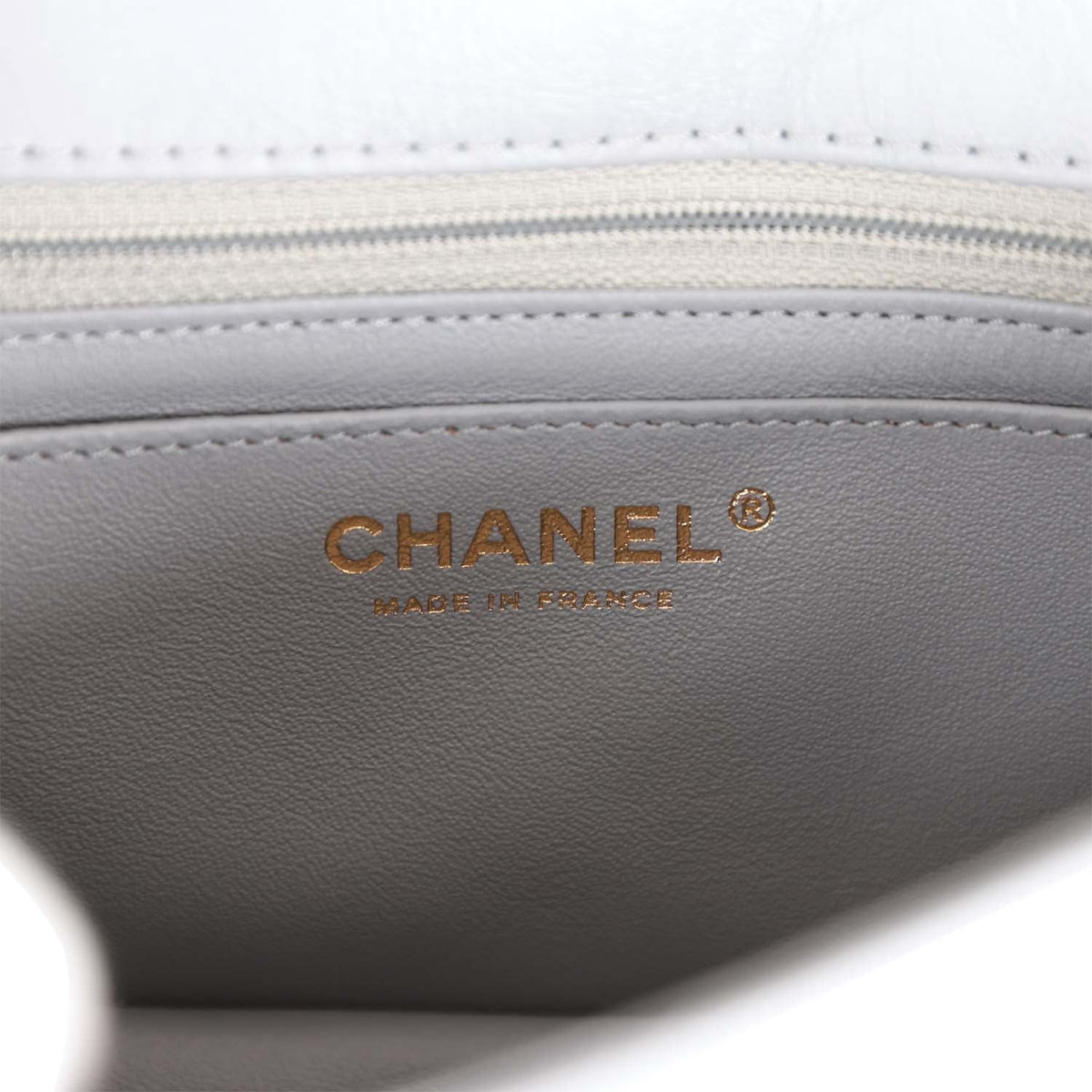 Chanel Mini Reissue  . Flap Grey Aged Calfskin Antique Gold Hardware