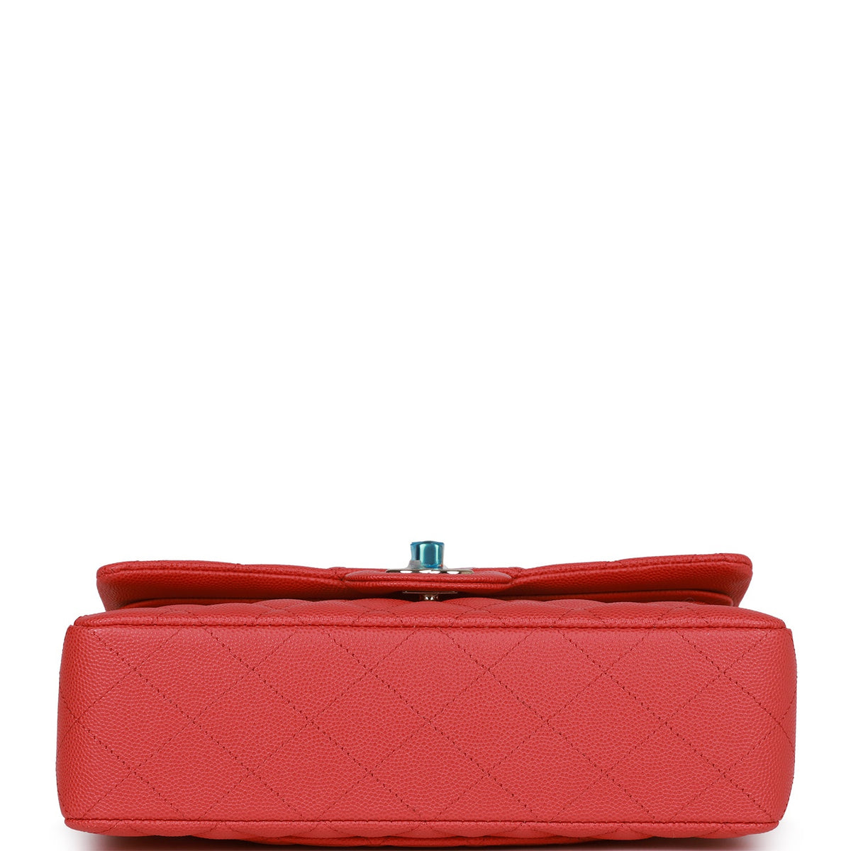 Chanel Small Classic Double Flap Red Caviar Light Gold Hardware