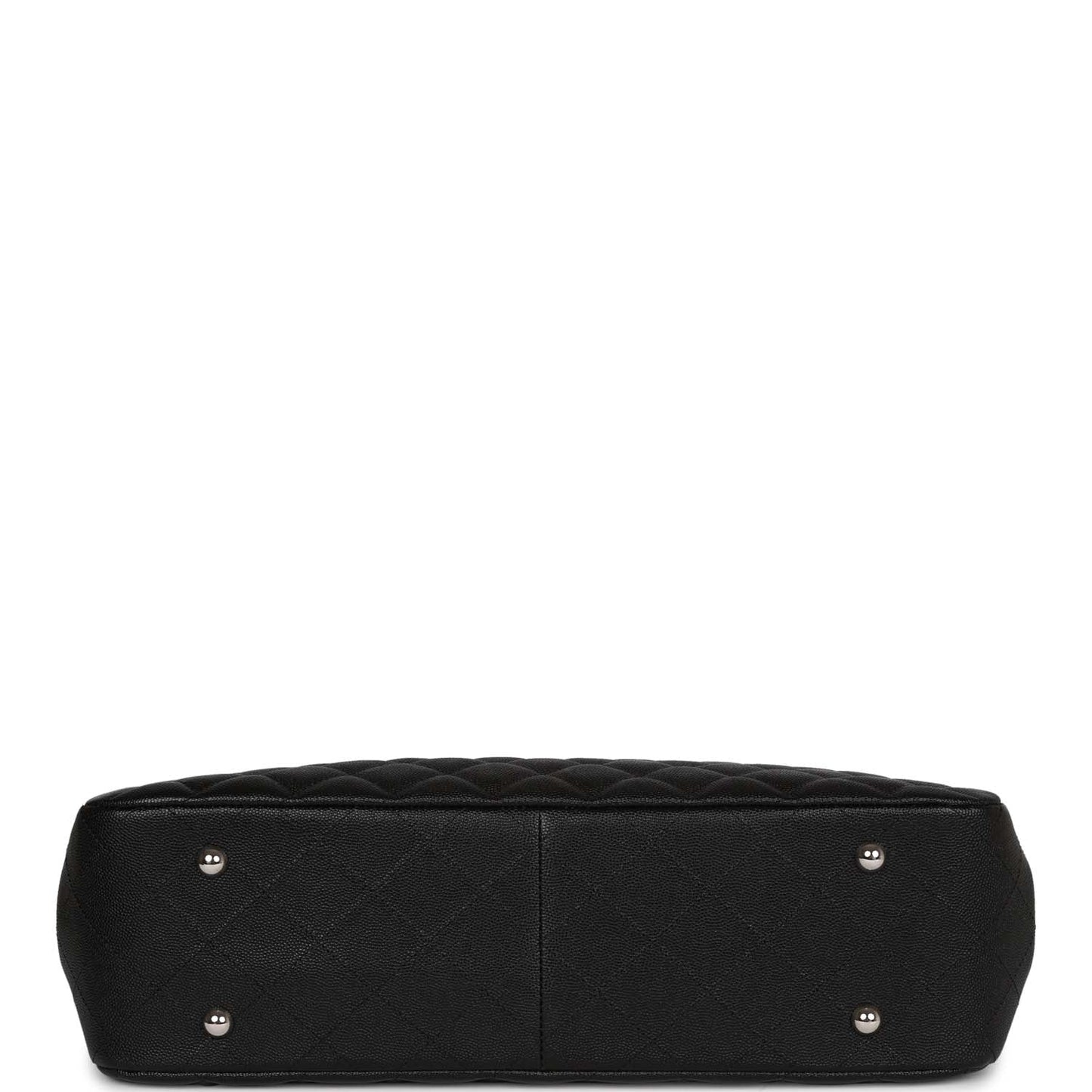 Chanel Timeless Tote Bag Black Caviar Silver Hardware