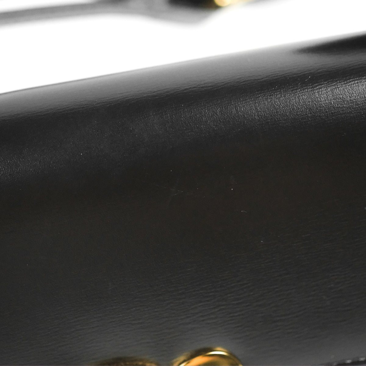 Celine Triomphe Shoulder Bag Black Calfskin