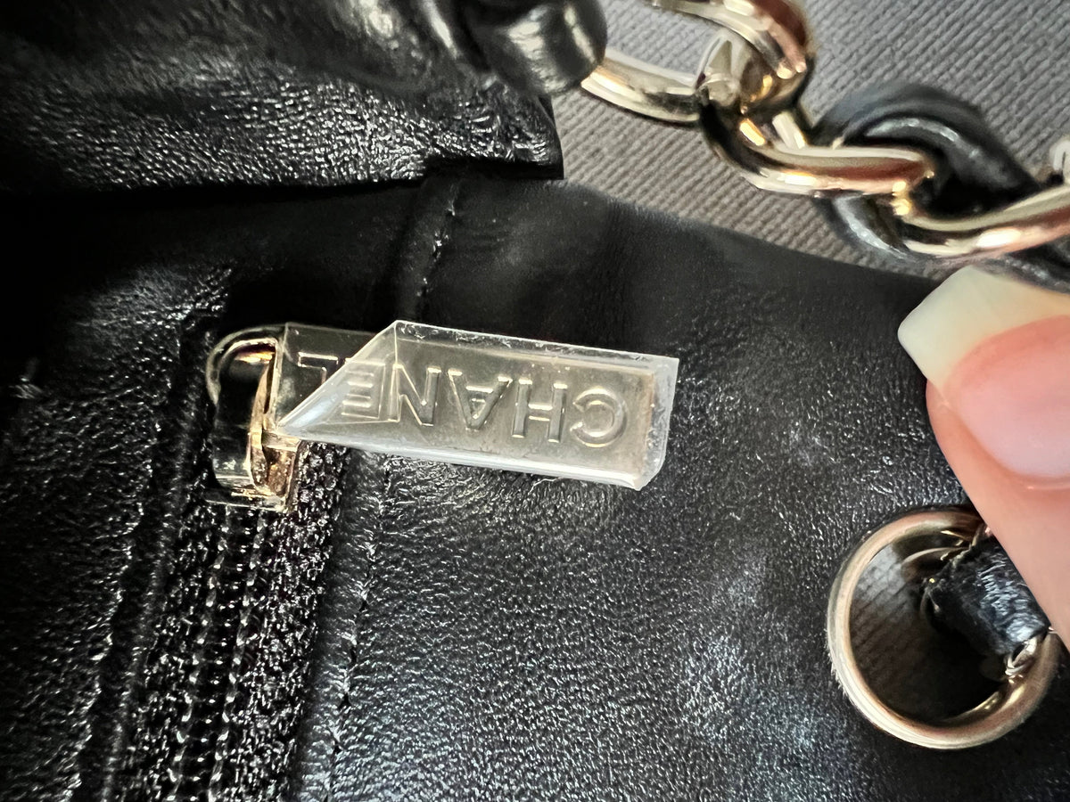 Chanel Mini Rectangular Classic Flap in Black Lambskin