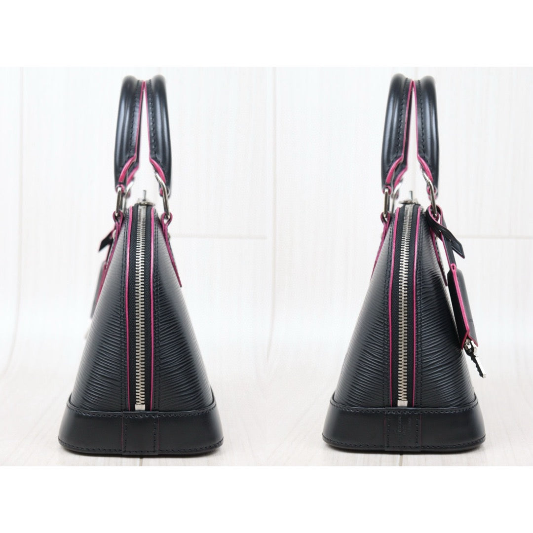 Very Good ( Rank A)｜LV Epi Alma BB HandBag Shoulder Bag Black｜25031807
