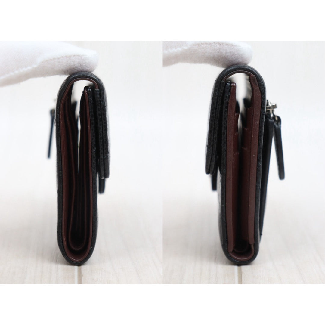 Very Good ( Rank A)｜Chanel Caviar Skin Black Wallet Made In 2018Year ｜S25071005
