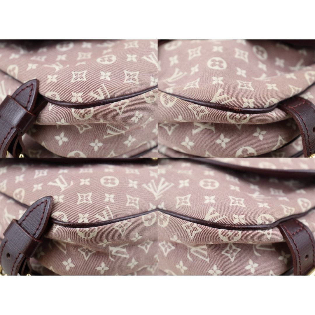 Very Good ( Rank A)｜LV Monogram Mini Run Saumur  Shoulder Bag Canvas Leather ｜H25031801