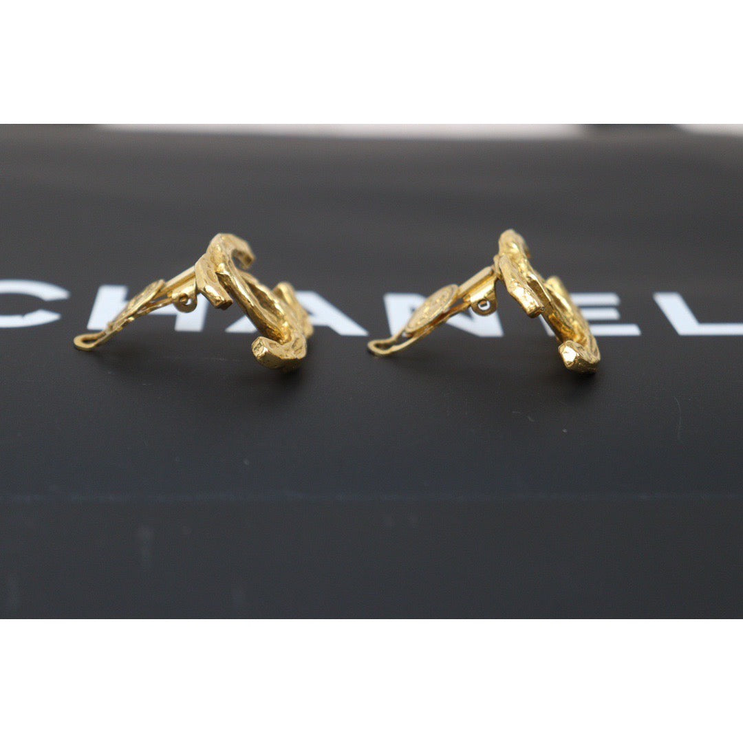 Very Good ( Rank A) ｜CHANEL COCO Earrings 18k Gold Plated ｜24061104