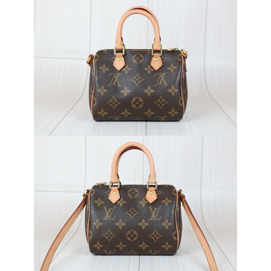 Very Good ( Rank A)｜LV Monogram Nano Speedy  Shoulder Bag｜S24091501