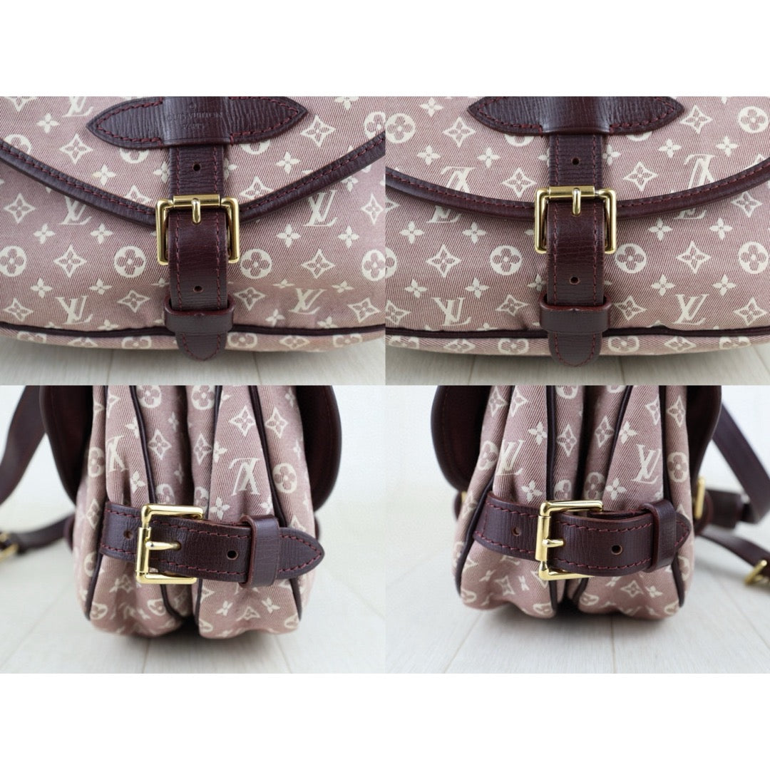 Very Good ( Rank A)｜LV Monogram Mini Run Saumur  Shoulder Bag Canvas Leather ｜H25031801