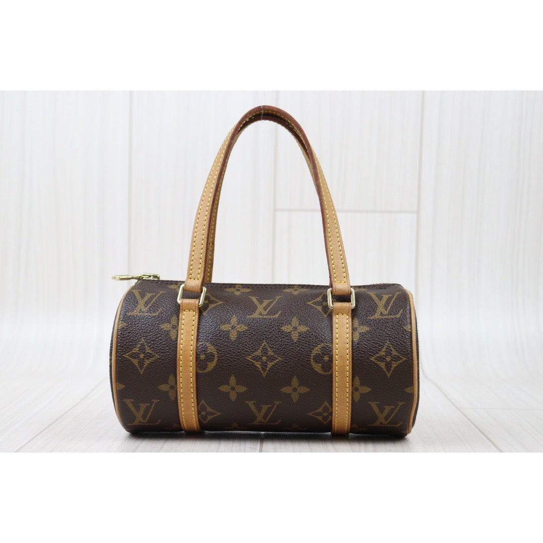 Rank AB ｜ LV Monogram Papillon 19 Handbag ｜24060602