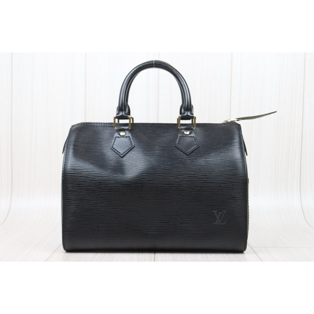 Good ( Rank AB)｜ LV Epi Speedy 25 Hand Bag Black｜25031703