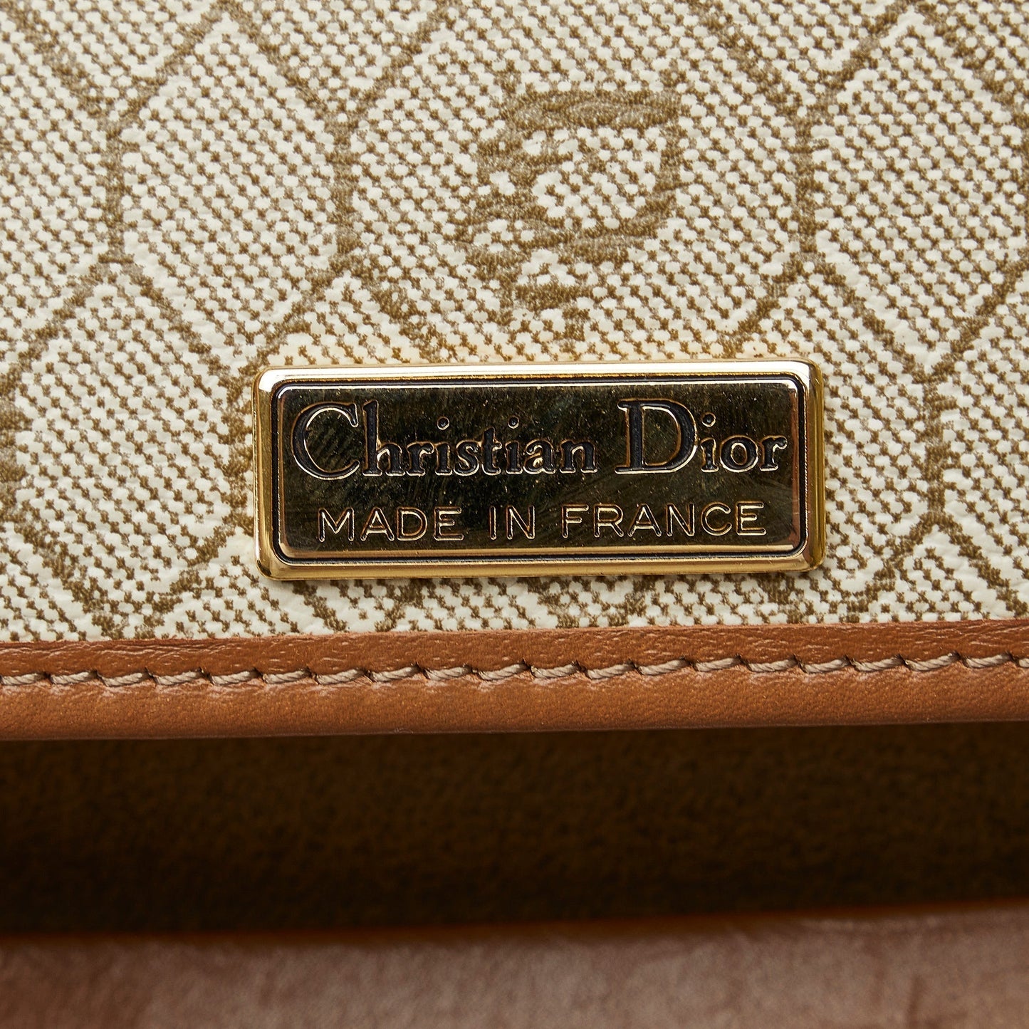 DIOR Honeycomb Chain Crossbody Bag