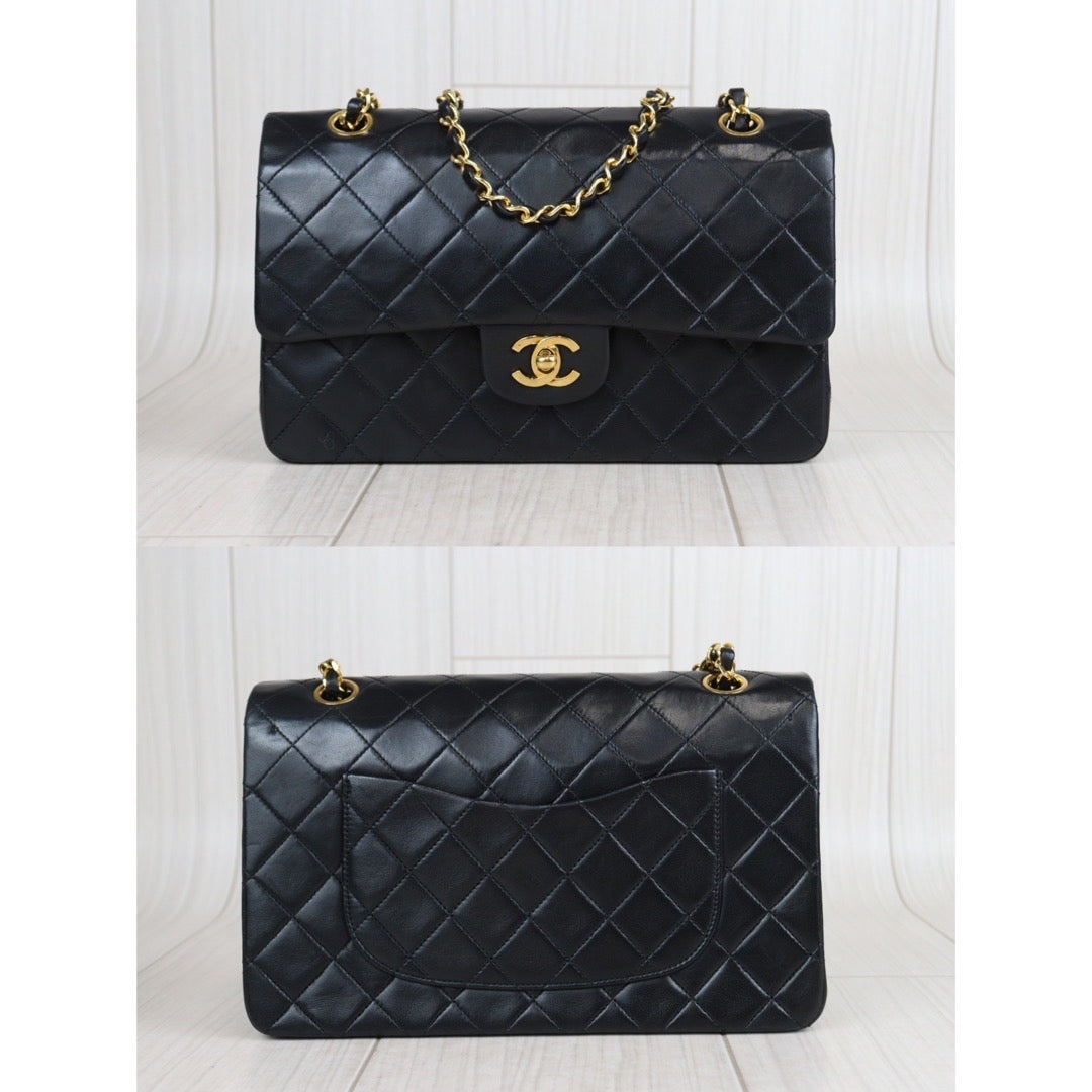 Rank AB ｜ CHANEL Matrasse Double Flap 25 Shoulder Bag Made In 1986～1988 Year｜23101210