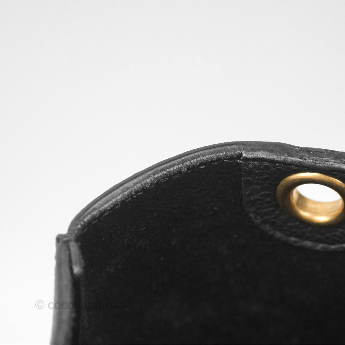 Celine Small Sangle Bucket Bag Black Grained Calfskin Gold Hardware