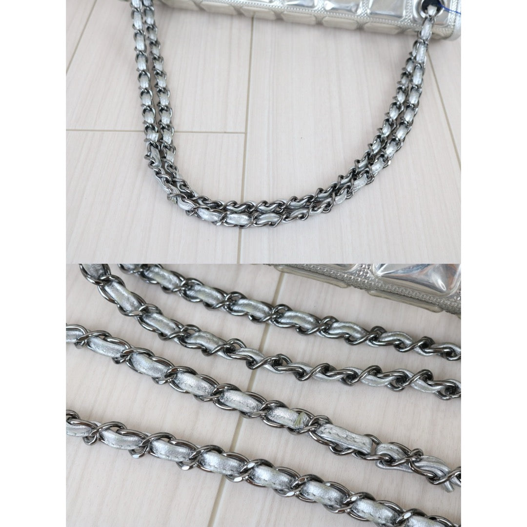 Good ( Rank AB)｜CHANEL Choclate Bar Ice Cubes Chain CF 30 Shoulder Bag Made In 2006～2008Year｜W25052001