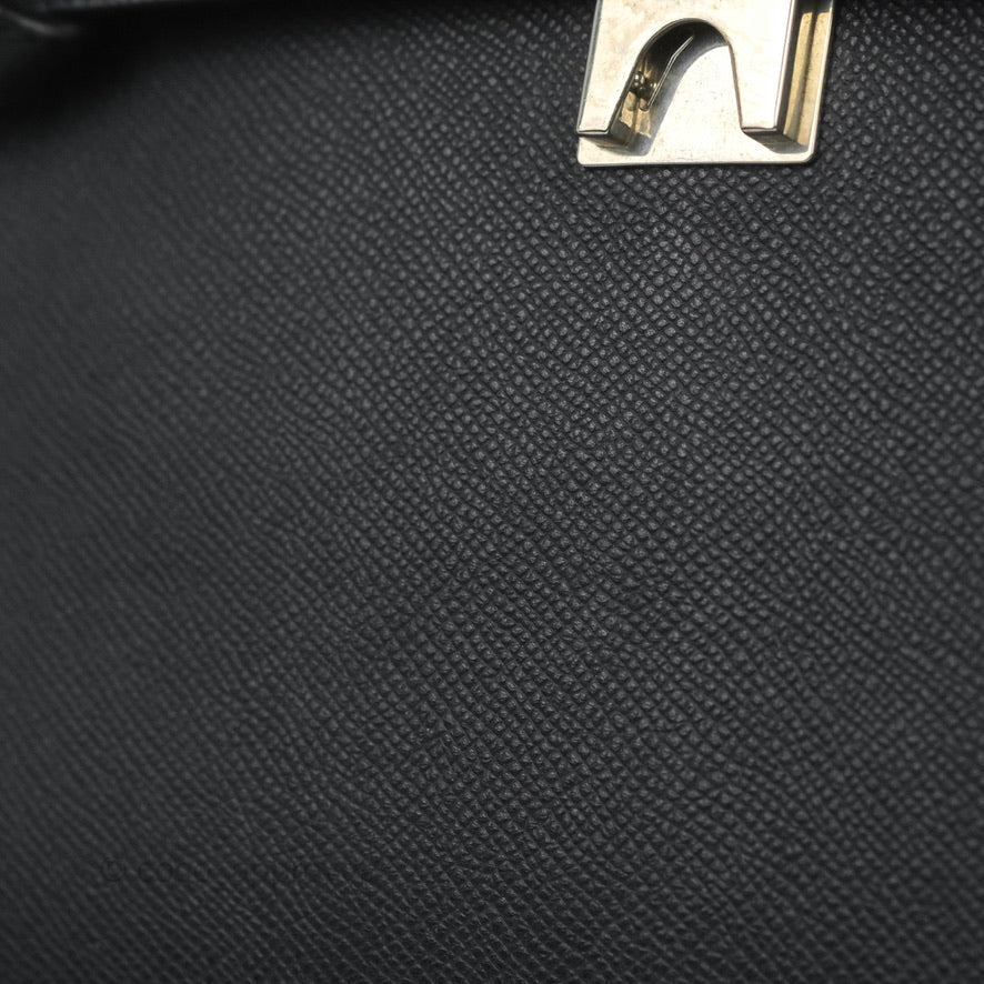 Celine Mini Belt Bag Dark Navy Grained Calfskin Silver Hardware
