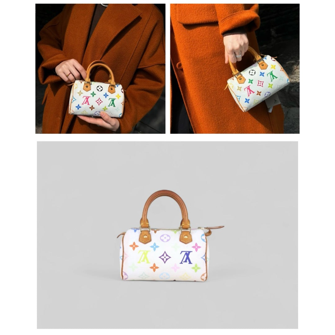 Good ( Rank AB)｜ LV Takashi Murakam Multi Monogram Mini Speedy Handbag ｜H25043005