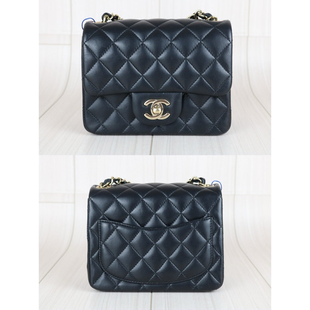 Very Good ( Rank A)｜ CHANEL  Matrasse Lamb Skin 17 Black Shoulder Bag Made In 2018～2019 Year ｜W25030601