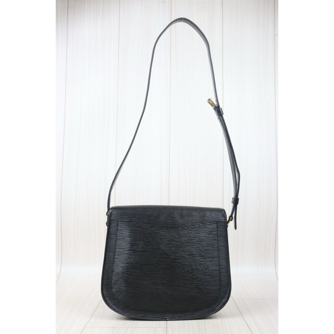Very Good ( Rank A)｜LV Epi Saint-Cloud GM Shoulder Bag Black｜24100411