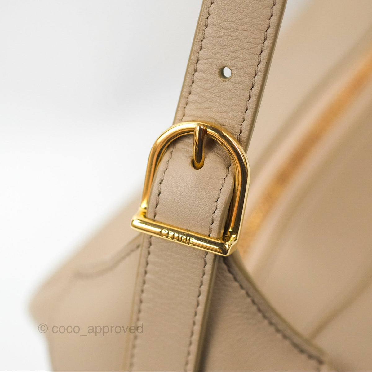 Celine Medium Romy Shoulder Bag Safari Supple Calfskin