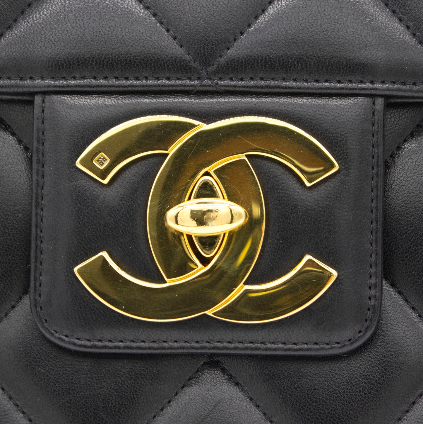 Chanel 1995 diamond quilted briefcase