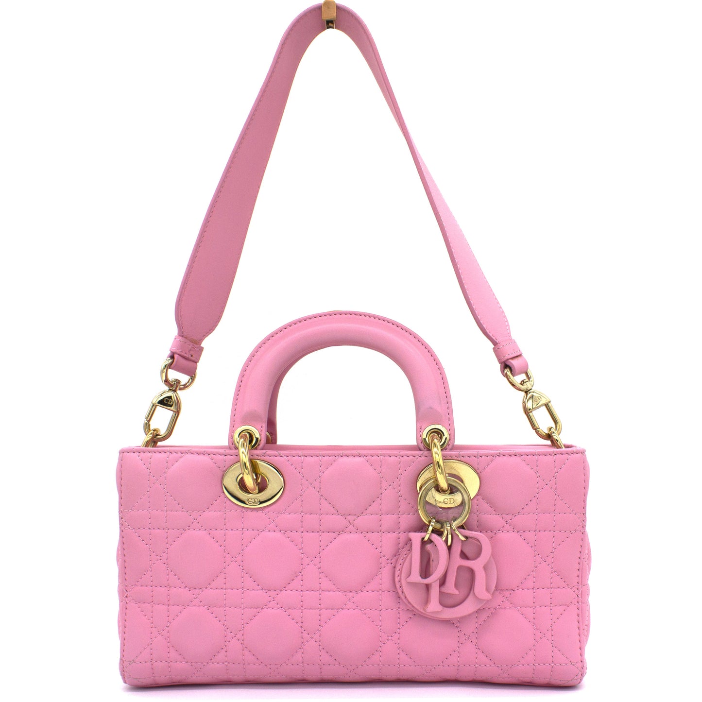 Dior Pink Quilted Leather Runway Bag