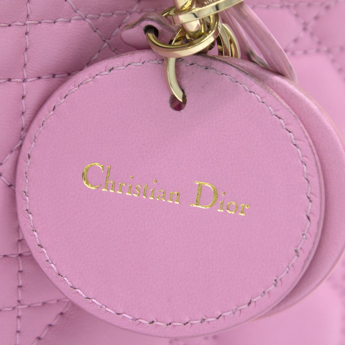 Dior Pink Quilted Leather Runway Bag