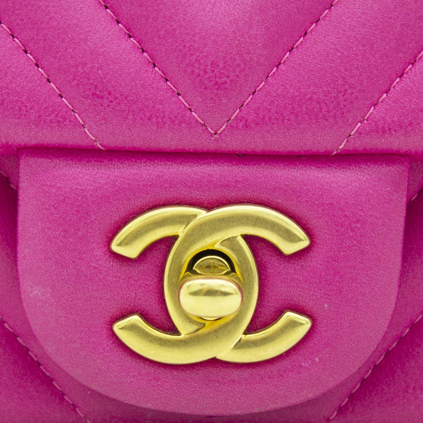 Chanel Chevron Mini Square Flap Bag