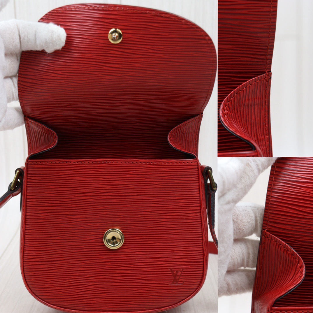 Rank A ｜LV Epi Saint-Cloud PM Shoulder Bag ｜24061101