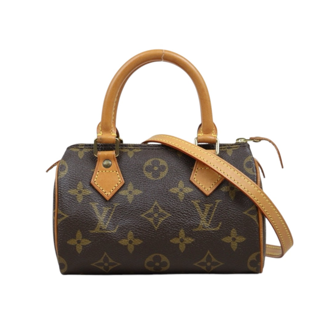 Good ( Rank AB)｜ LV Monogram Mini Speedy Handbag With Shoulderstrap｜25022801