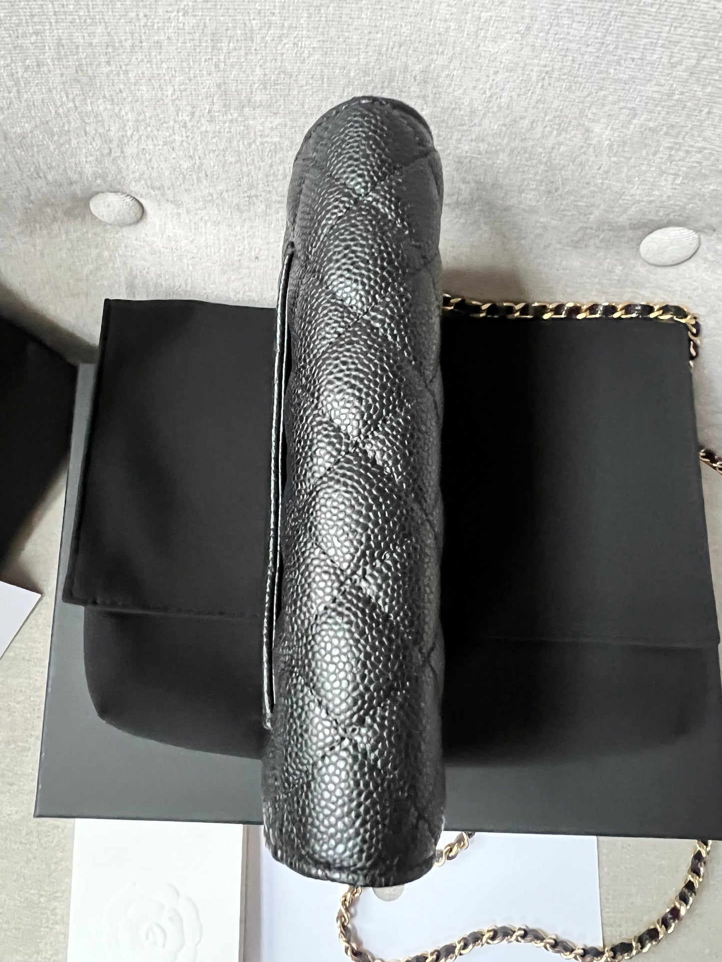 Chanel Black Caviar Wallet on Chain