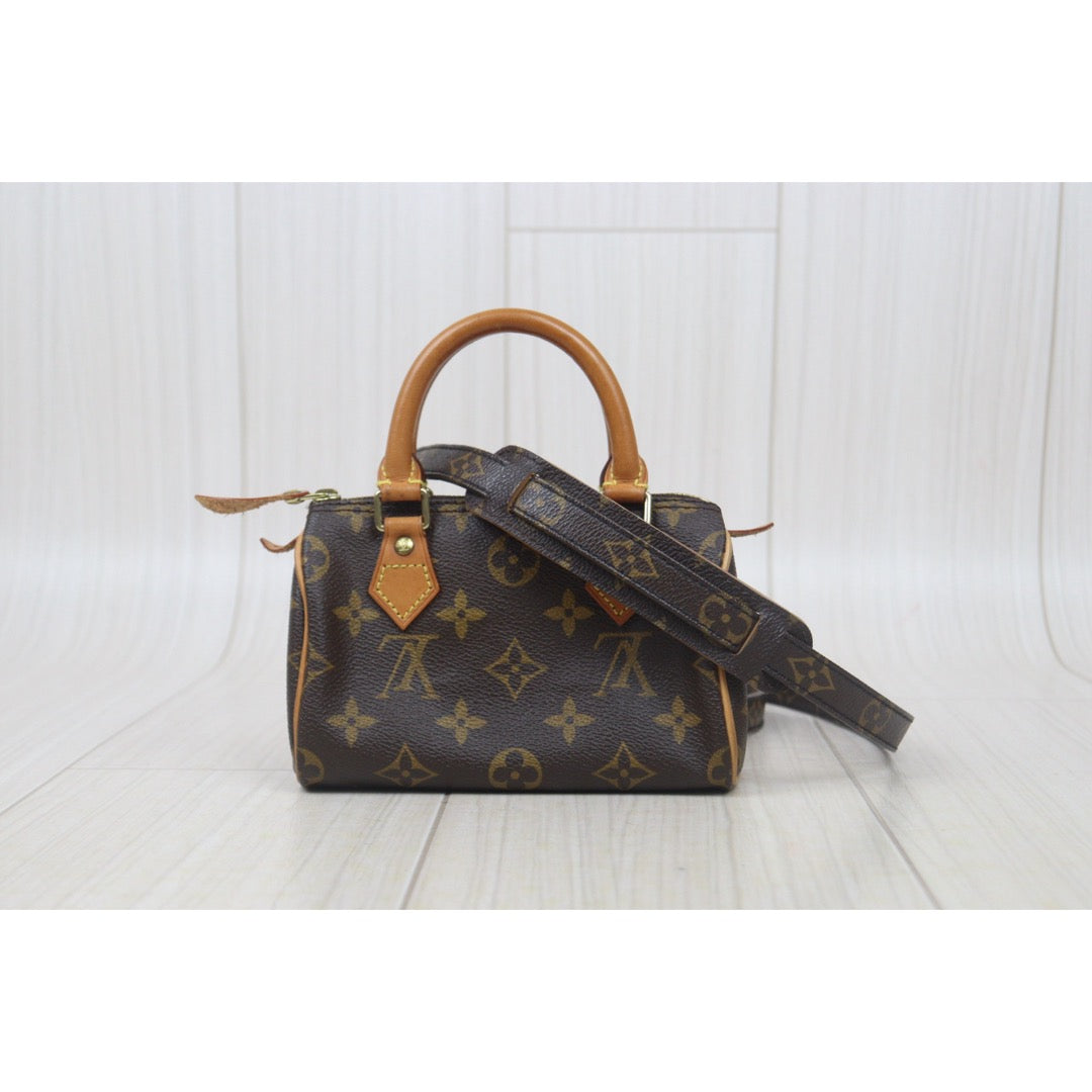 Good ( Rank AB)｜ LV Monogram Mini Speedy Handbag With Shoulderstrap｜24091801