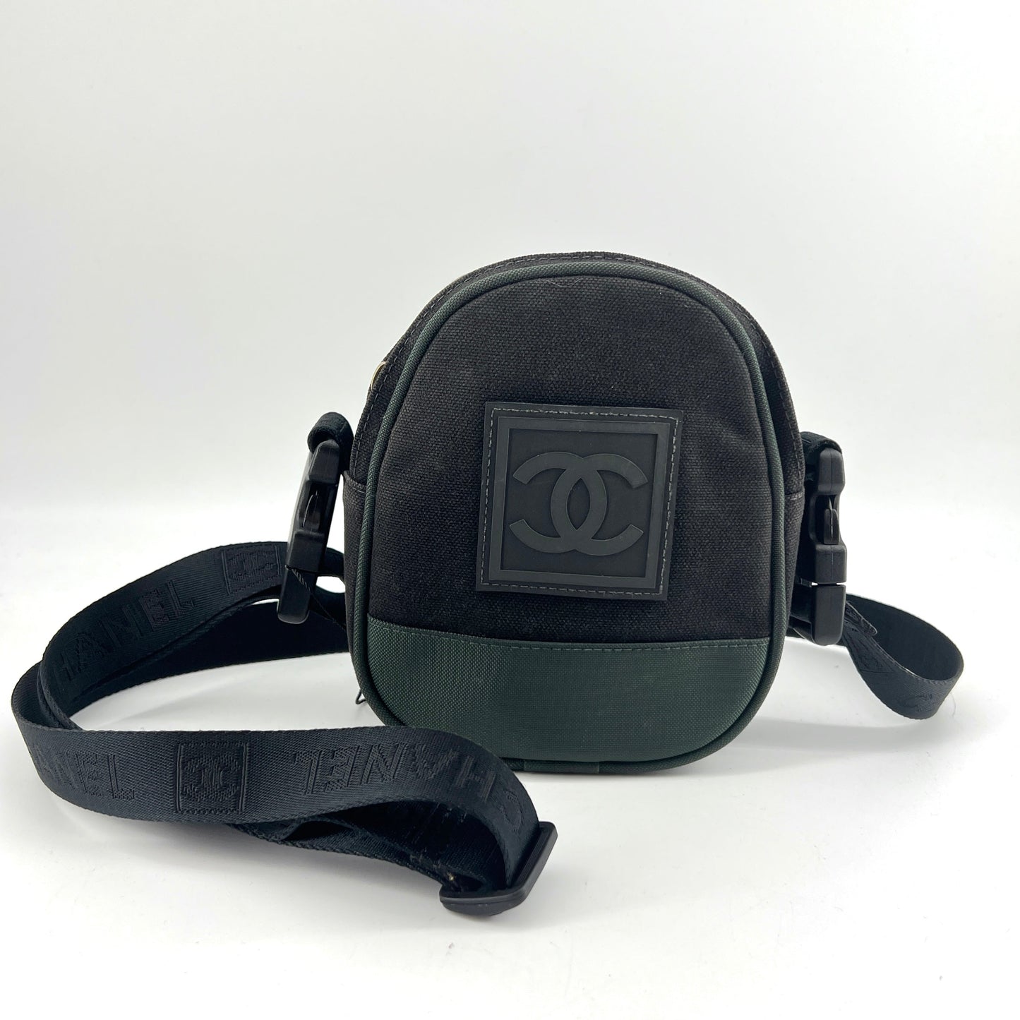 Chanel Sports Line logo patch crossbody/ belt Bag