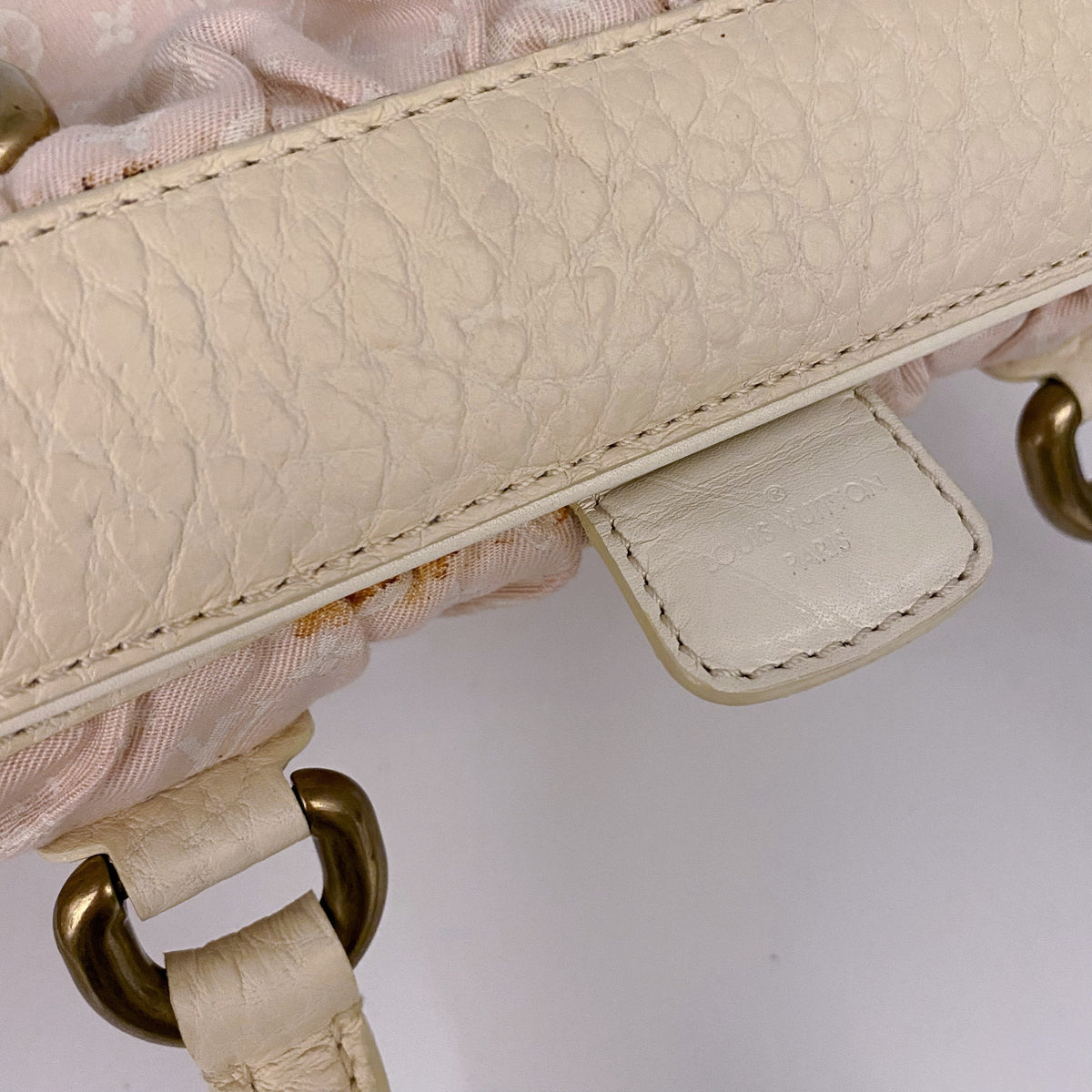 Louis Vuitton Pink Mini Lin Trapeze Handbag