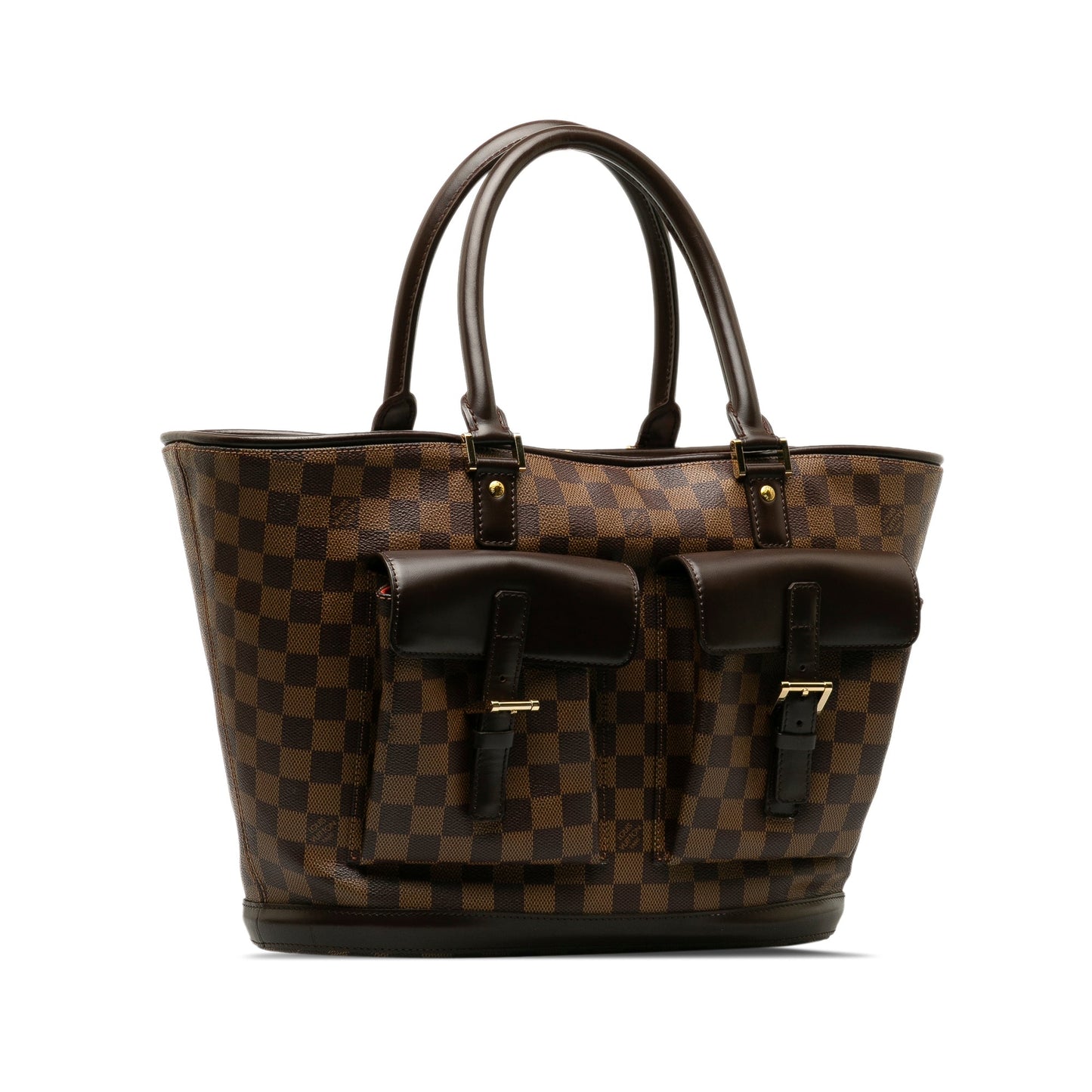 Brown Louis Vuitton Damier Ebene Manosque GM Tote Bag
