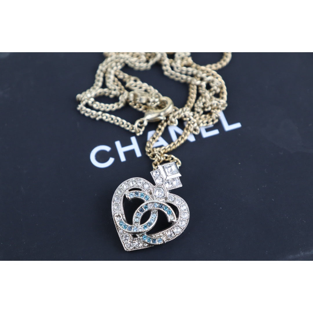 Very Good ( Rank A)｜ CHANEL Coco Mark Rhinestone Chocker Necklace｜H25011307