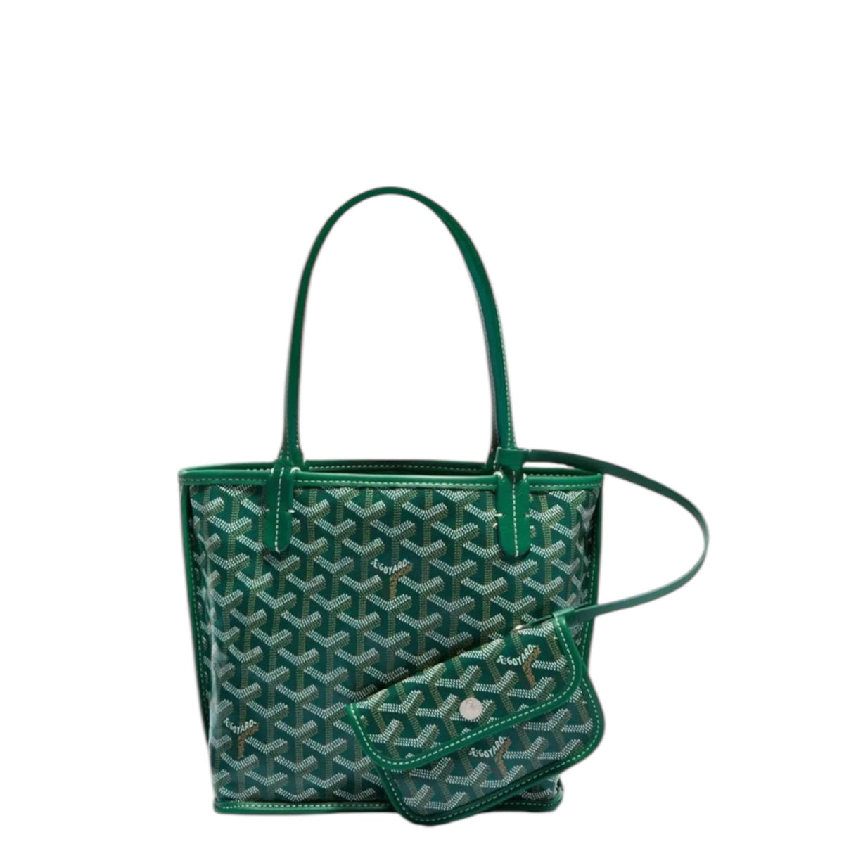 Goyard Mini Anjou Green Reversible Bag