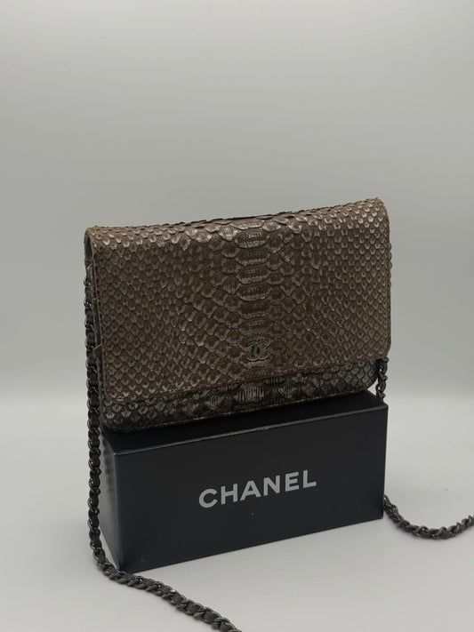 Chanel - Sac Wallet on chain édition python