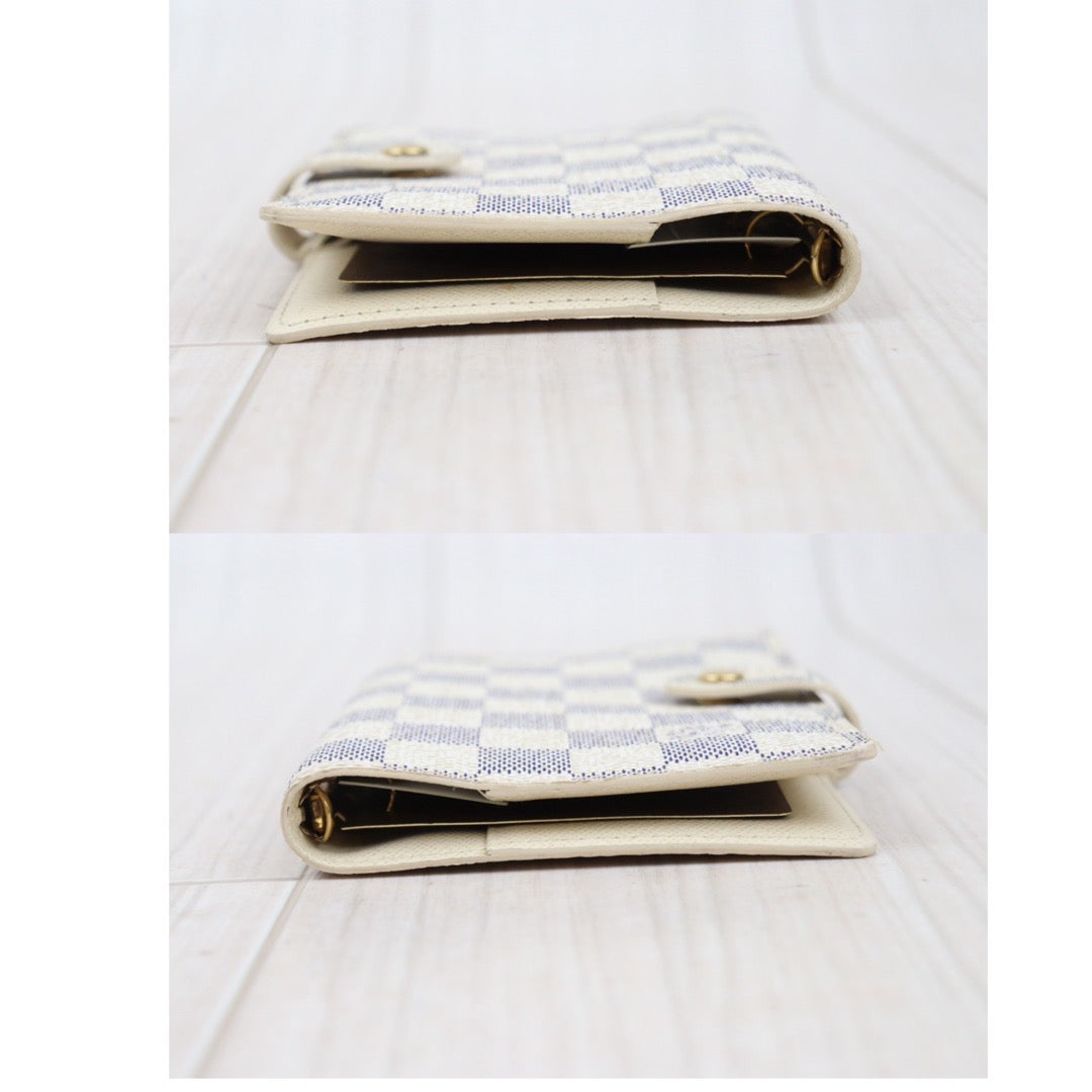 Rank A ｜ LV Damier Azur PM Notebook Cover ｜Q24040421