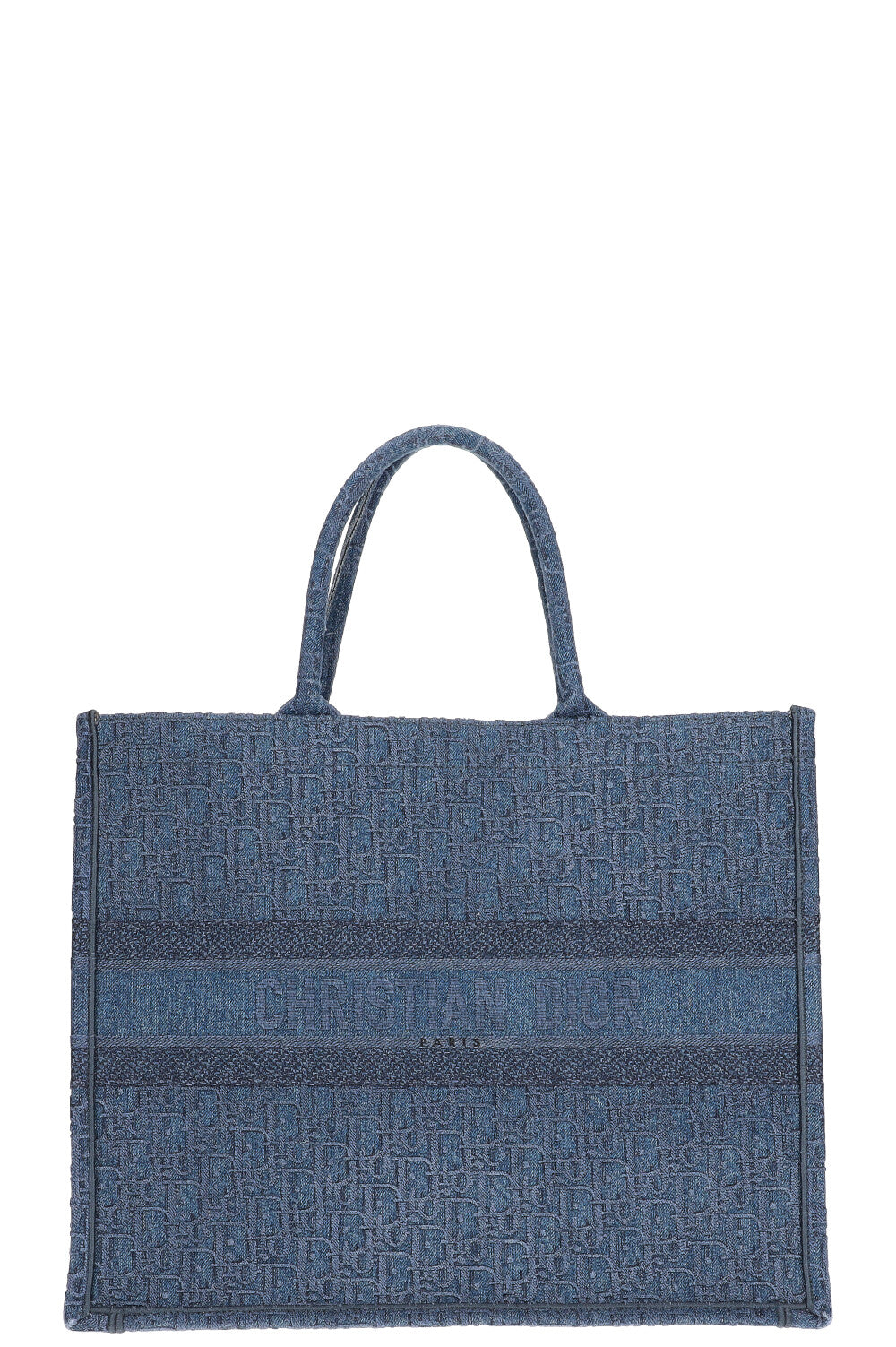 CHRISTIAN DIOR Book Tote Blue