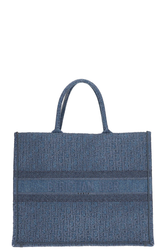 CHRISTIAN DIOR Book Tote Blue