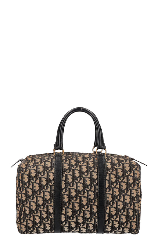 CHRISTIAN DIOR Boston Bag Oblique Blue