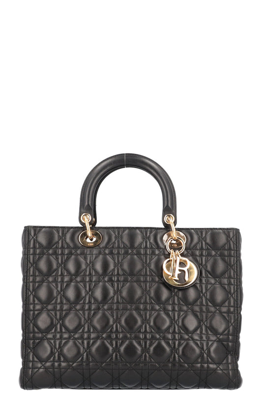 CHRISTIAN DIOR Lady Dior Large