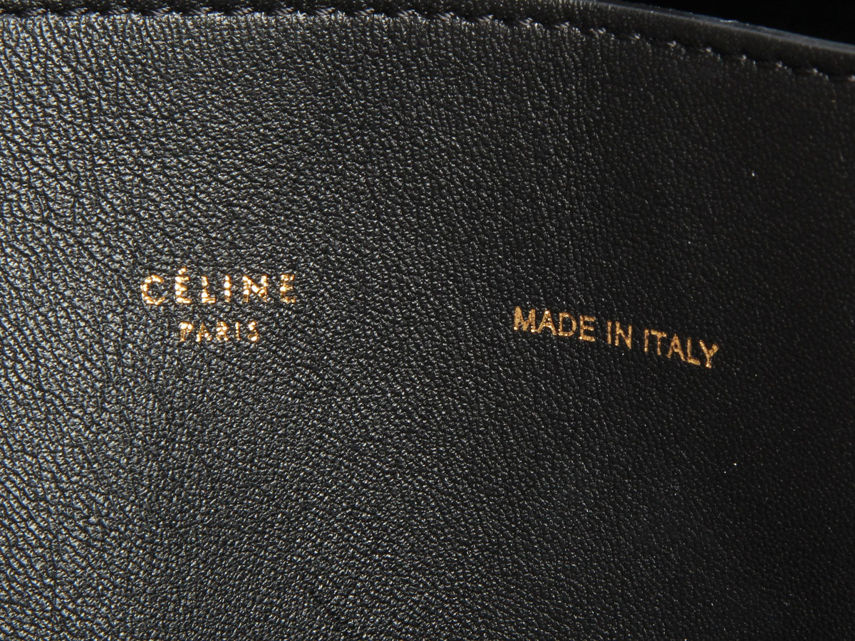 Céline Woven Plaid Tote