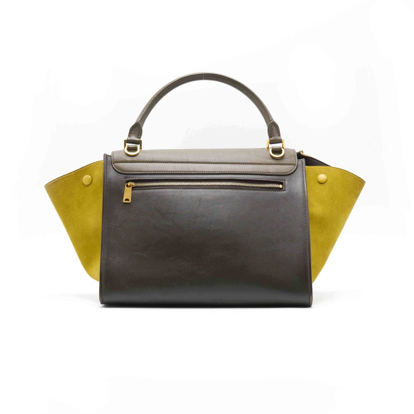 Celine Tri Color Leather Medium Trapeze Tote