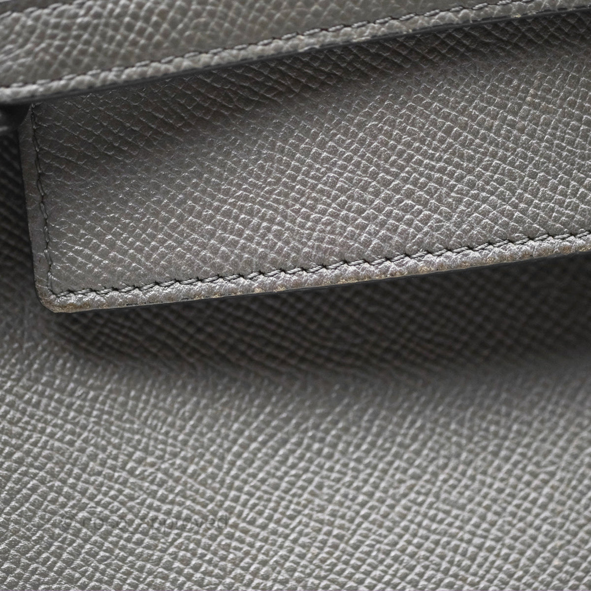 Celine Micro Belt Bag Grey Grained Calfskin Gold Hardware