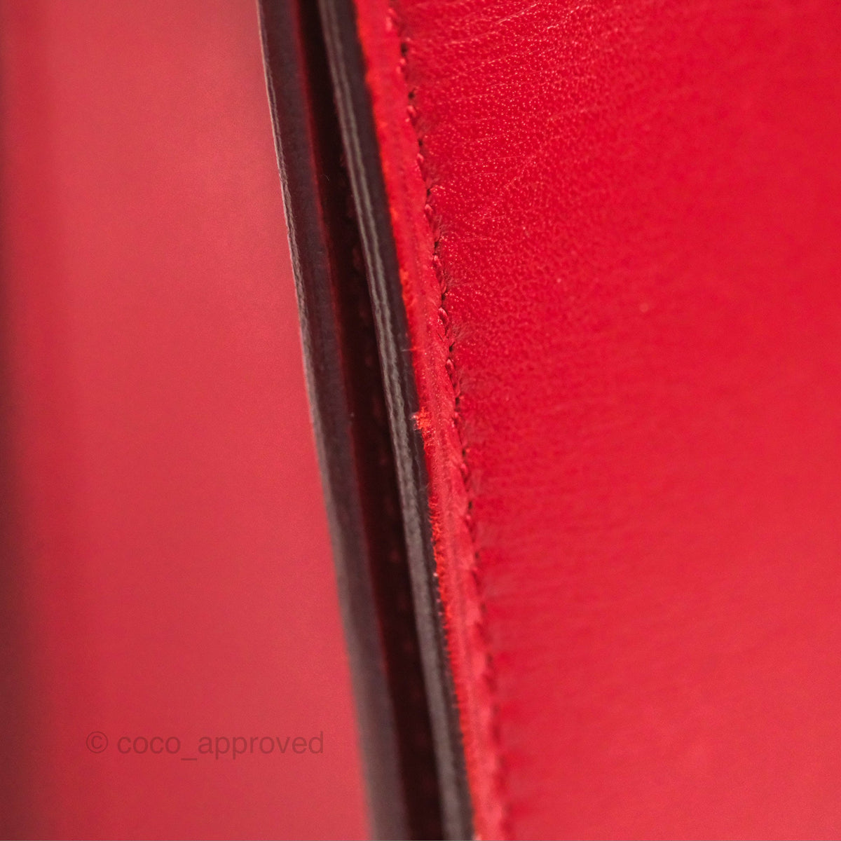 Celine Medium Classic Box Flap Red Calfskin